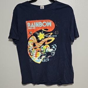 Gildan Mario Kart 2014 L Navy Blue T-Shirt